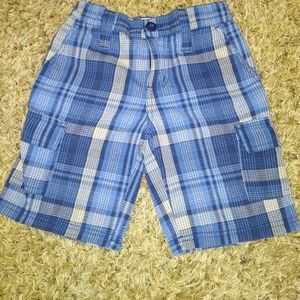 Boys Ozark Trails Blue Plaid Shorts